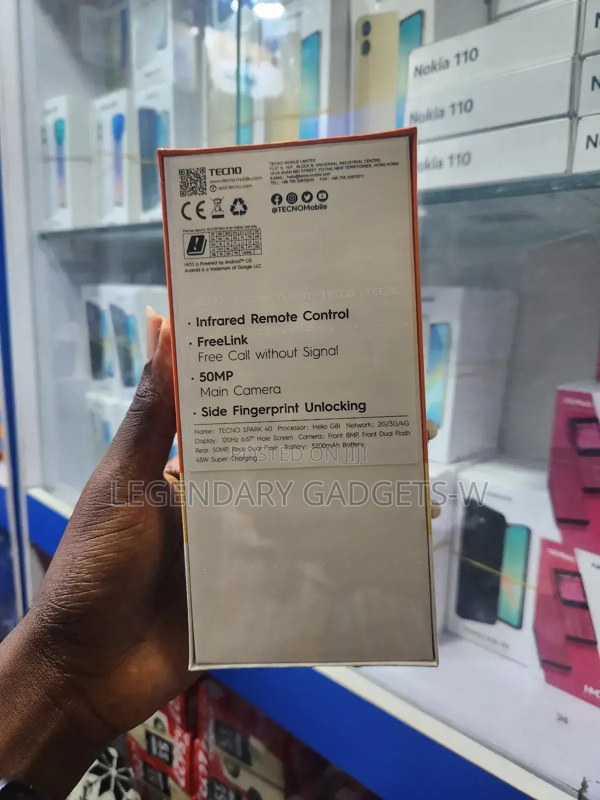 New Tecno Spark 40 128 GB Black