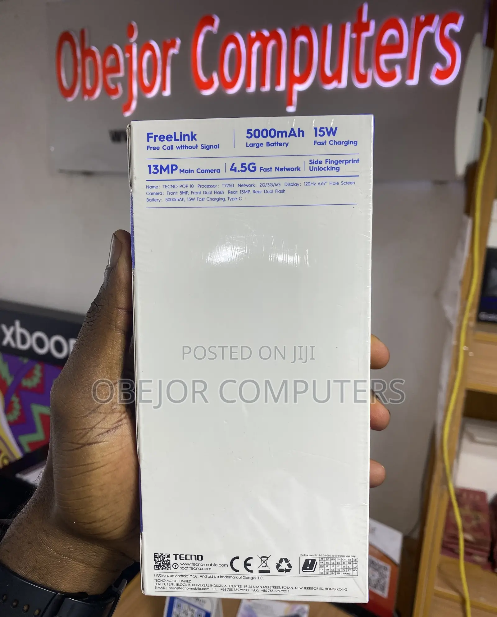 New Tecno Pop 10 128 GB Green