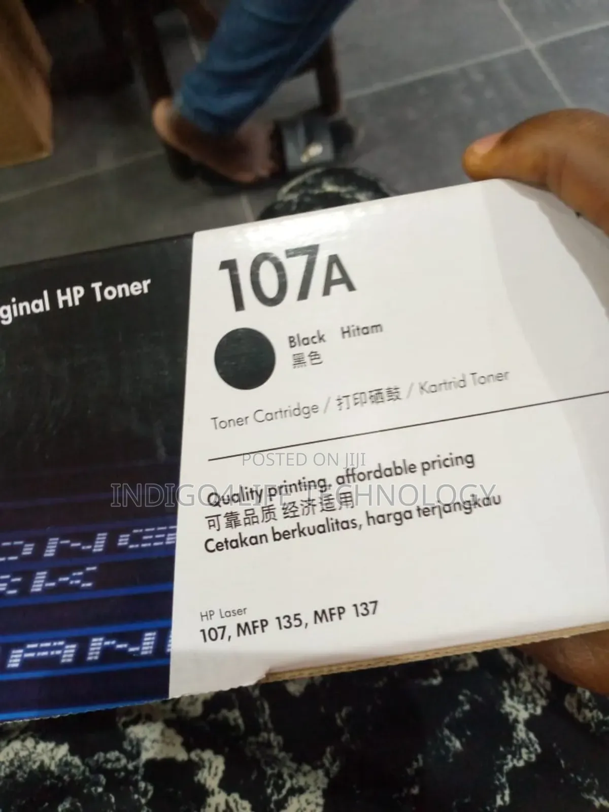 Hp 107a Black Laser Toner