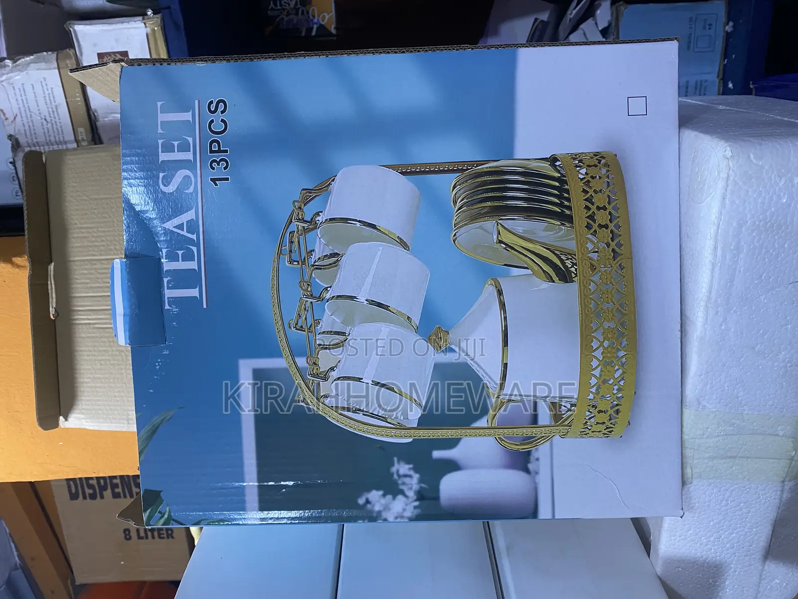 Luxury 13pcs Tea Set With Cup Holder