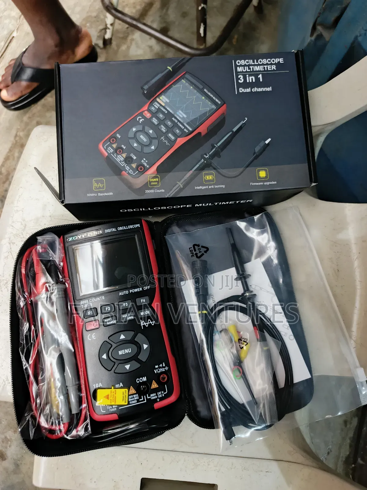 Oscilloscope Multimeter 3 In1 Dual Channel