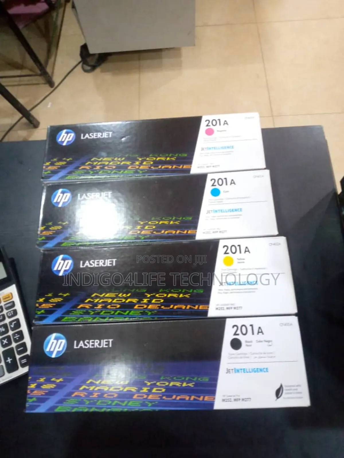 Hp Laserjet Toner 201a Black Magenta Cyan Yellow