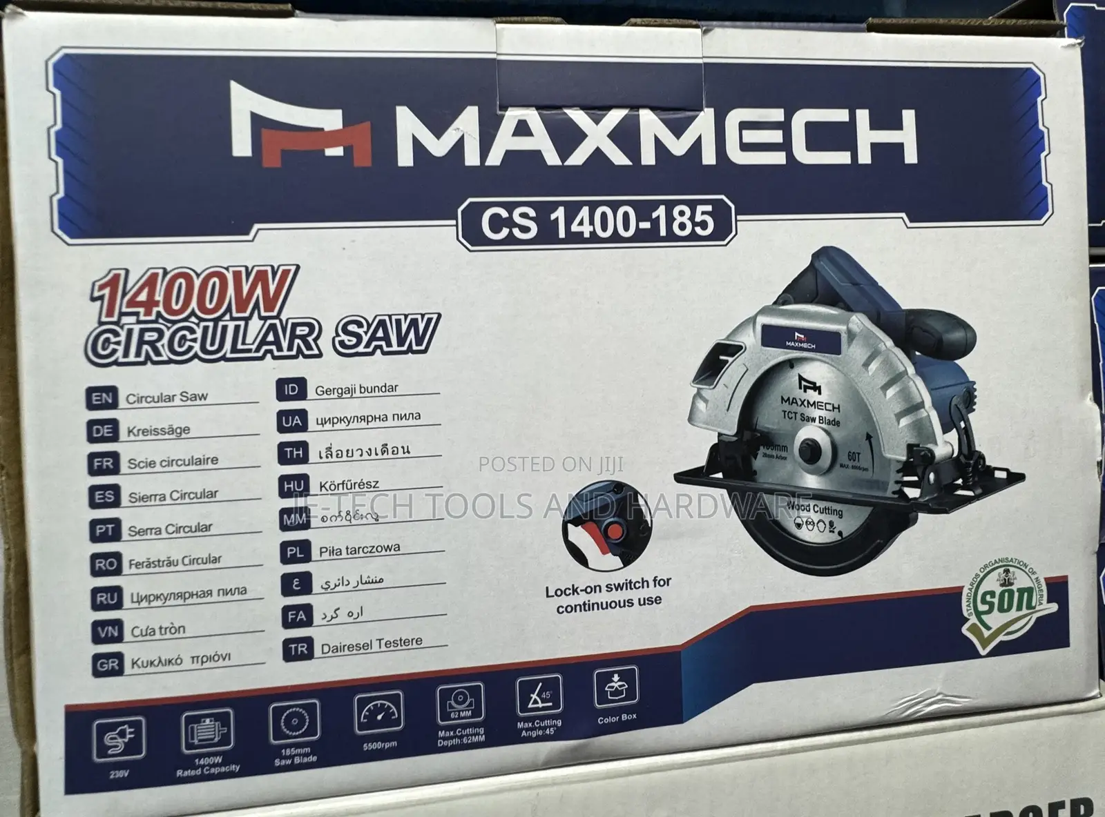 Maxmech Circular Saw 7 Inches 1400w
