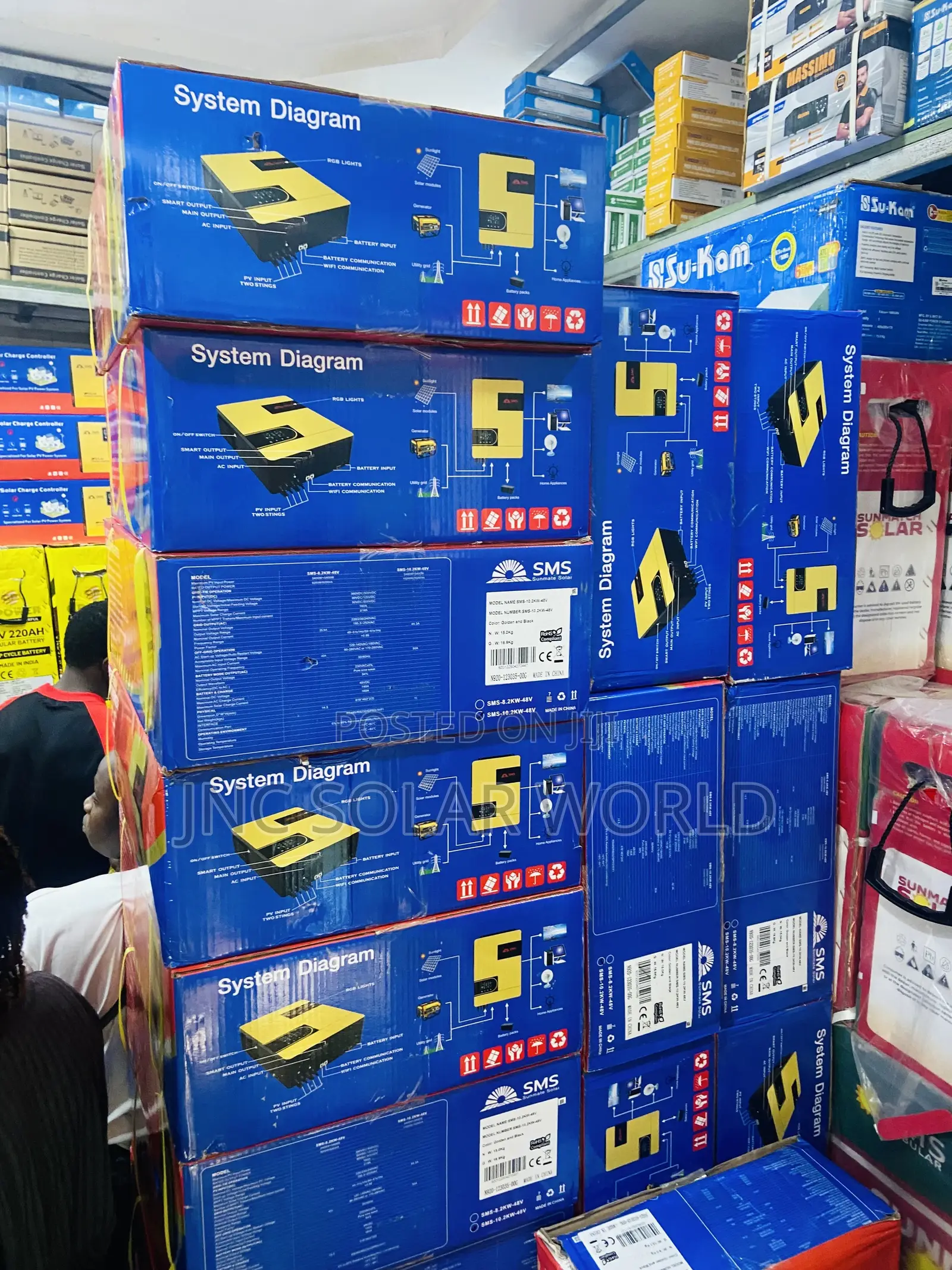 10kva/48v SMS Hybrid Solar Inverter