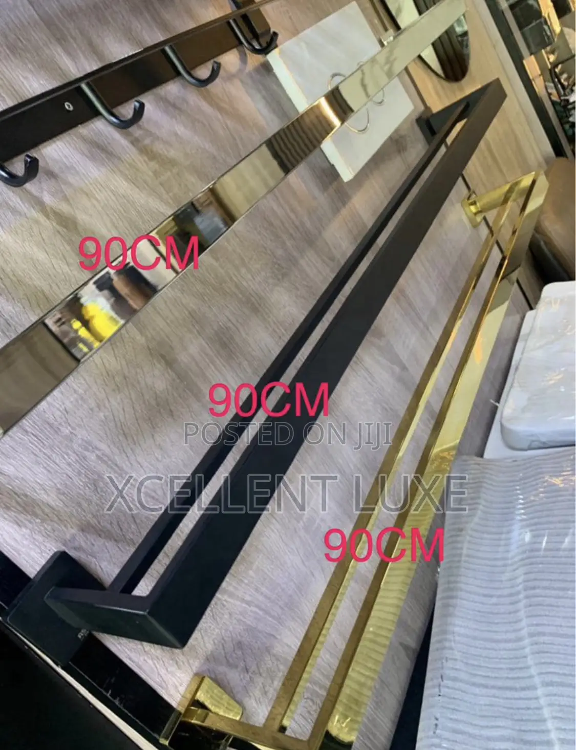 90cm Towel Rack 2in1