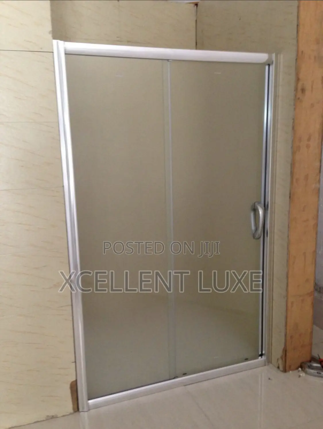 100cm Shower Door With Tempered Glass