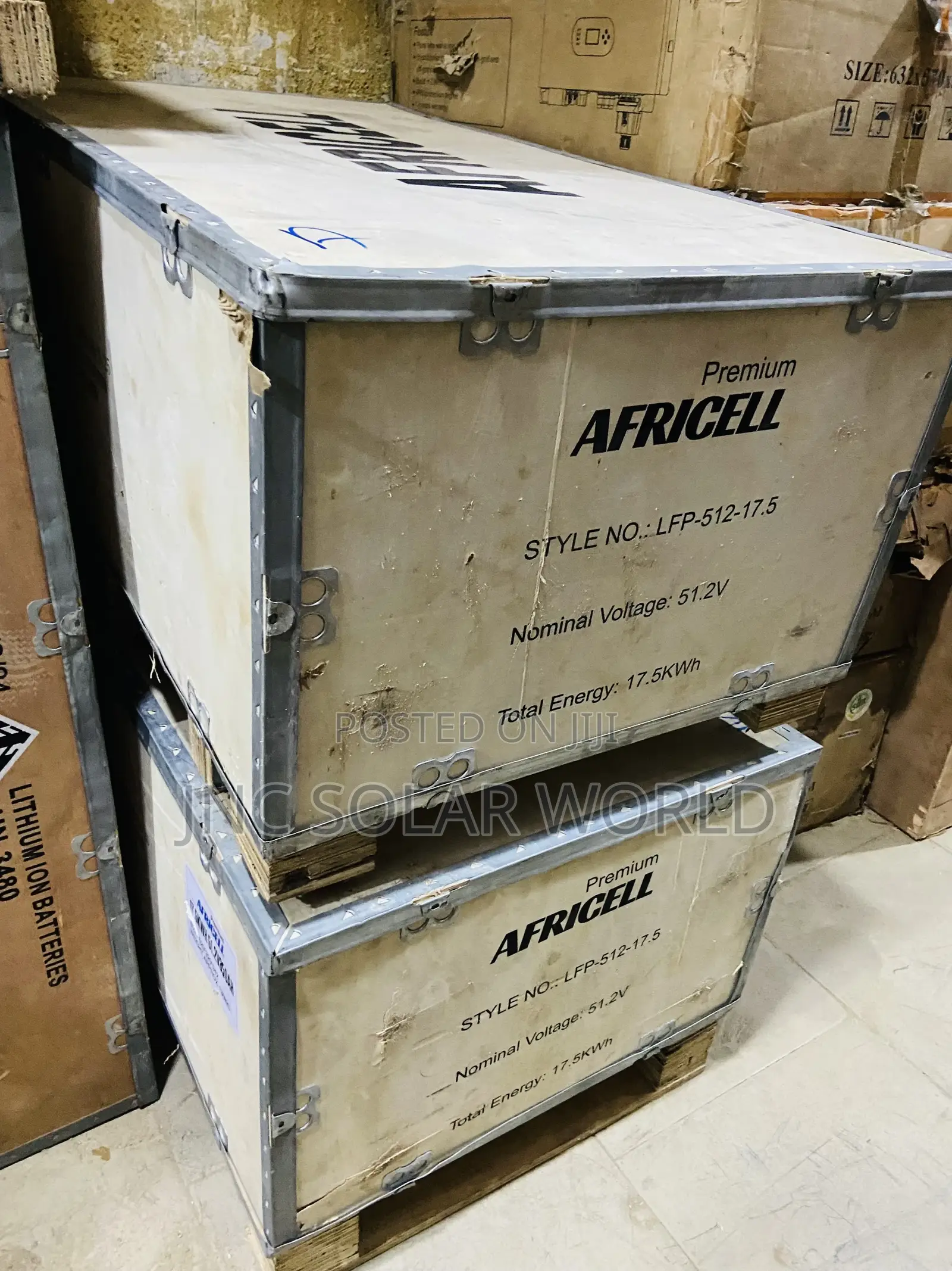 17.5kwh/51.2v Africell Lithium Ion Battery
