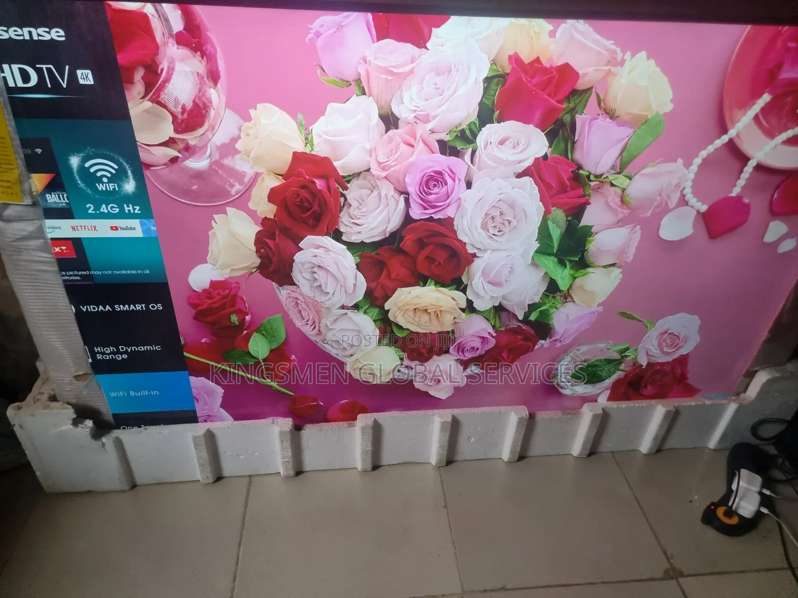 High Quality 65inches Hisense Smart Vida Smart Os (65asge)
