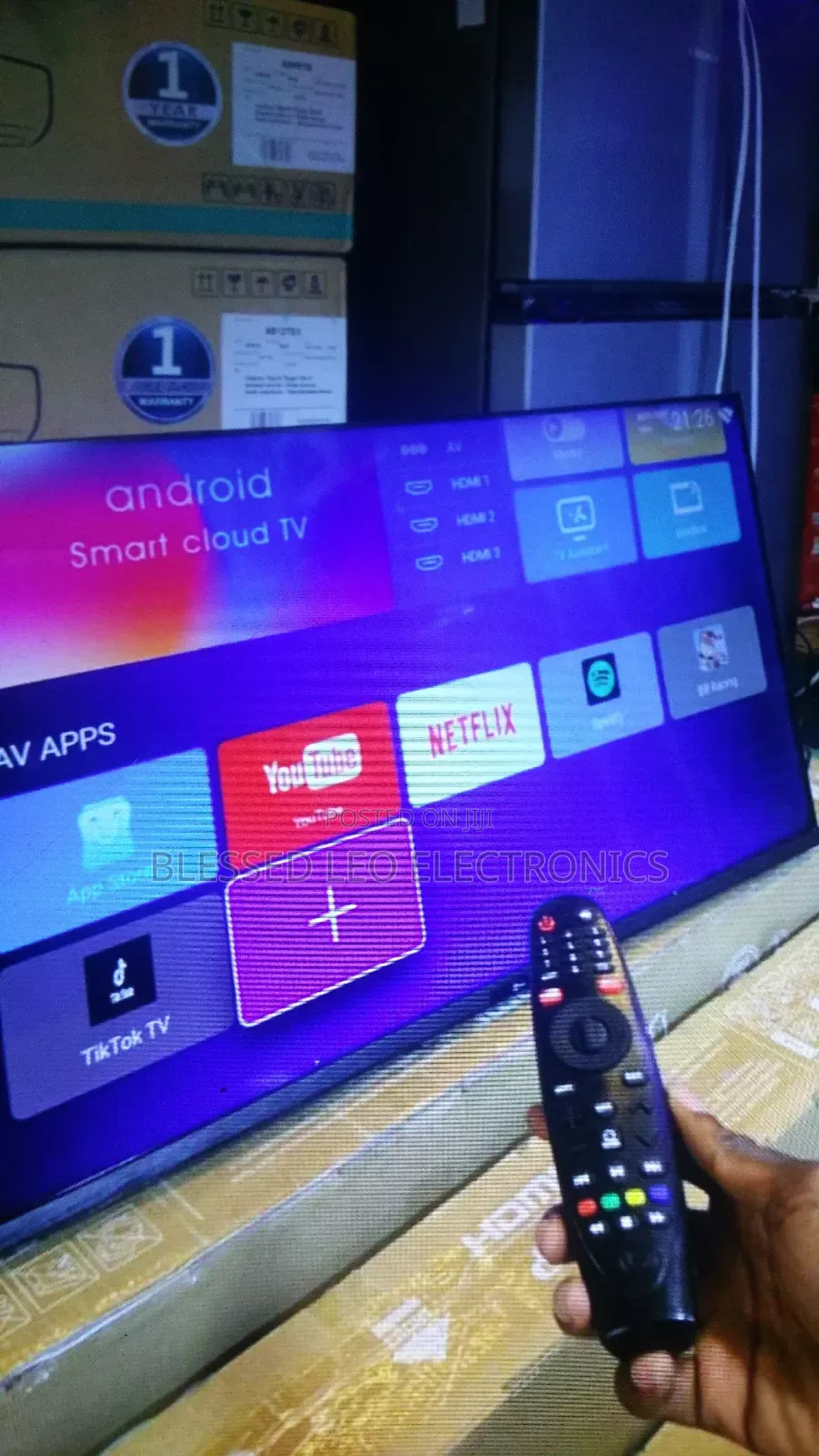 Lg 50inches With Building Showcasing Apps