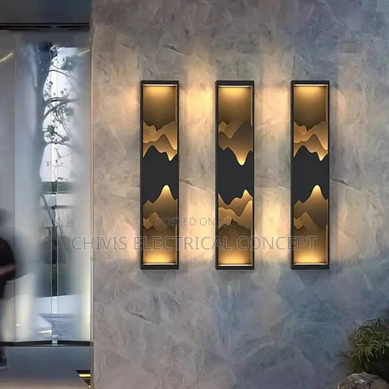 Chinese Style Wall Sconce Waterproof Wall Mounted Lamp