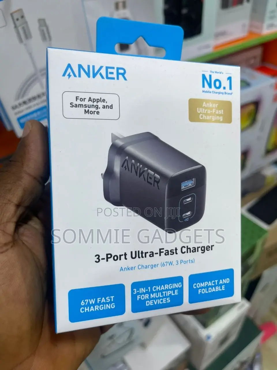 Anker Ultra Charger 67w 3 Ports