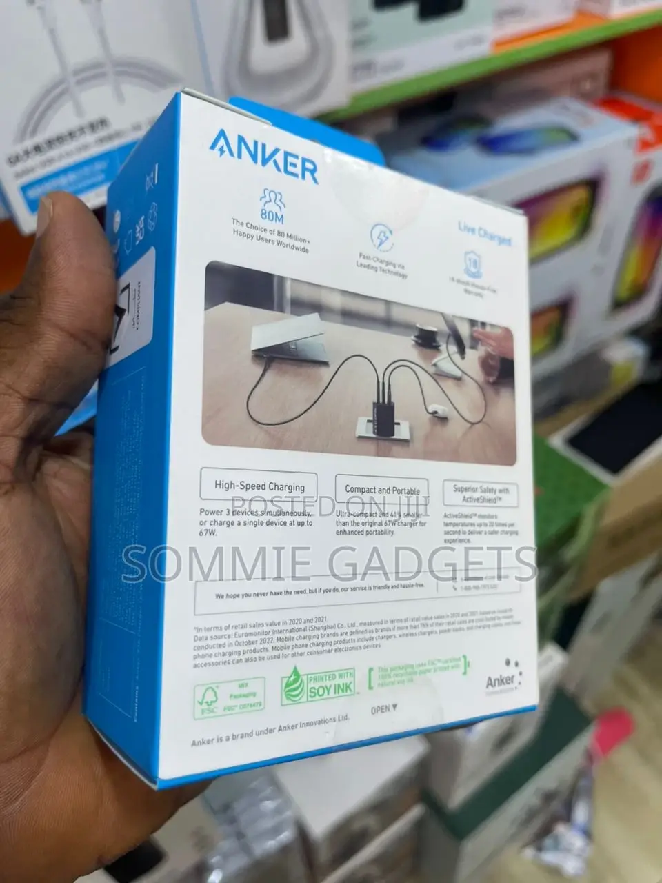 Anker Ultra Charger 67w 3 Ports