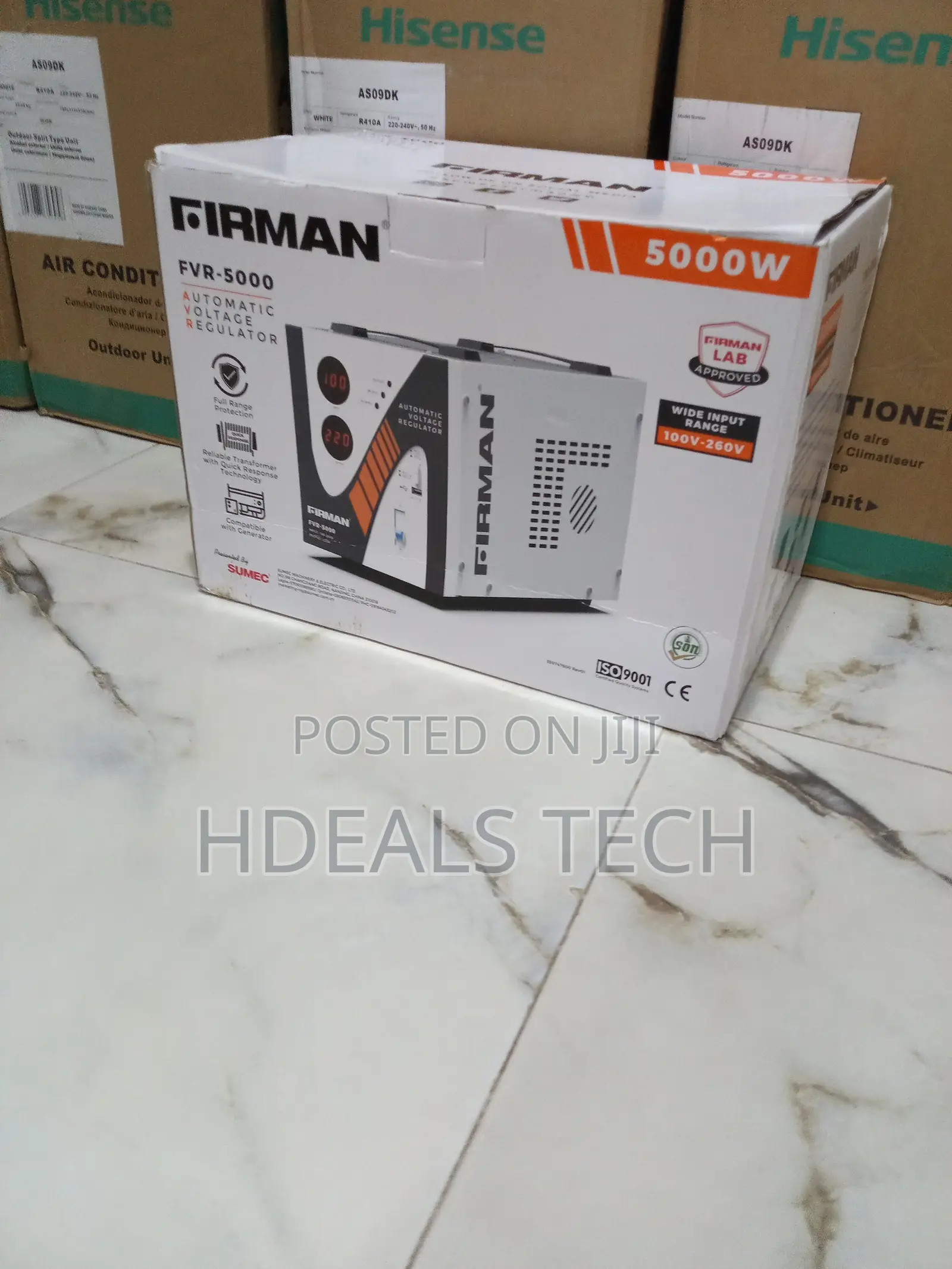 Firman 5000w Voltage Stabilizer With Digital Display