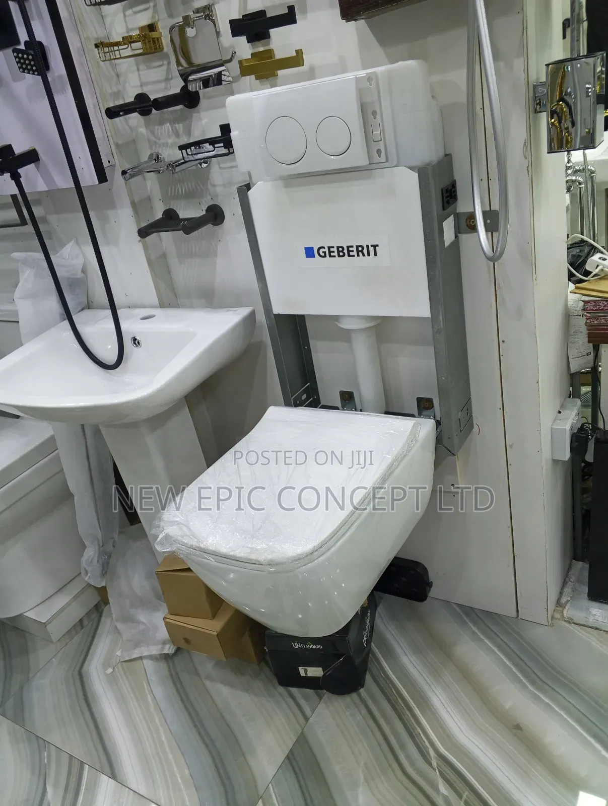 Made In England Geberit Wall Hung Toilet