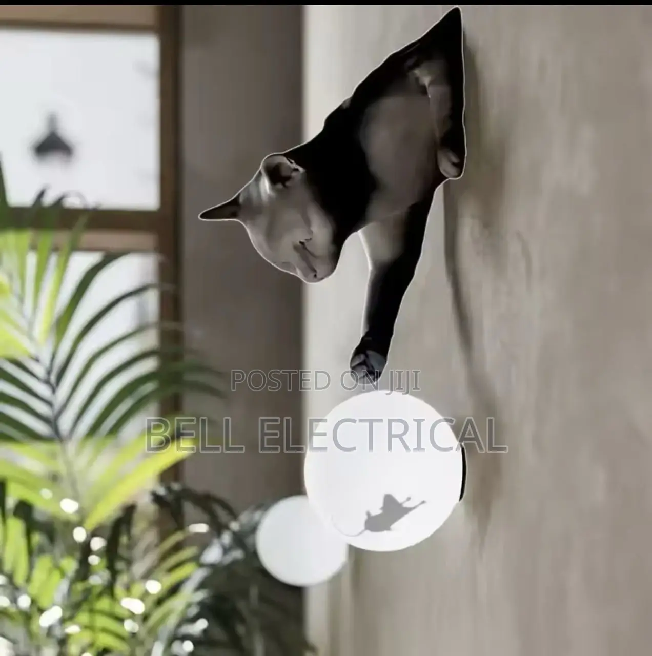 Nordic Designer Cat Mouse Animal Wall Lamp