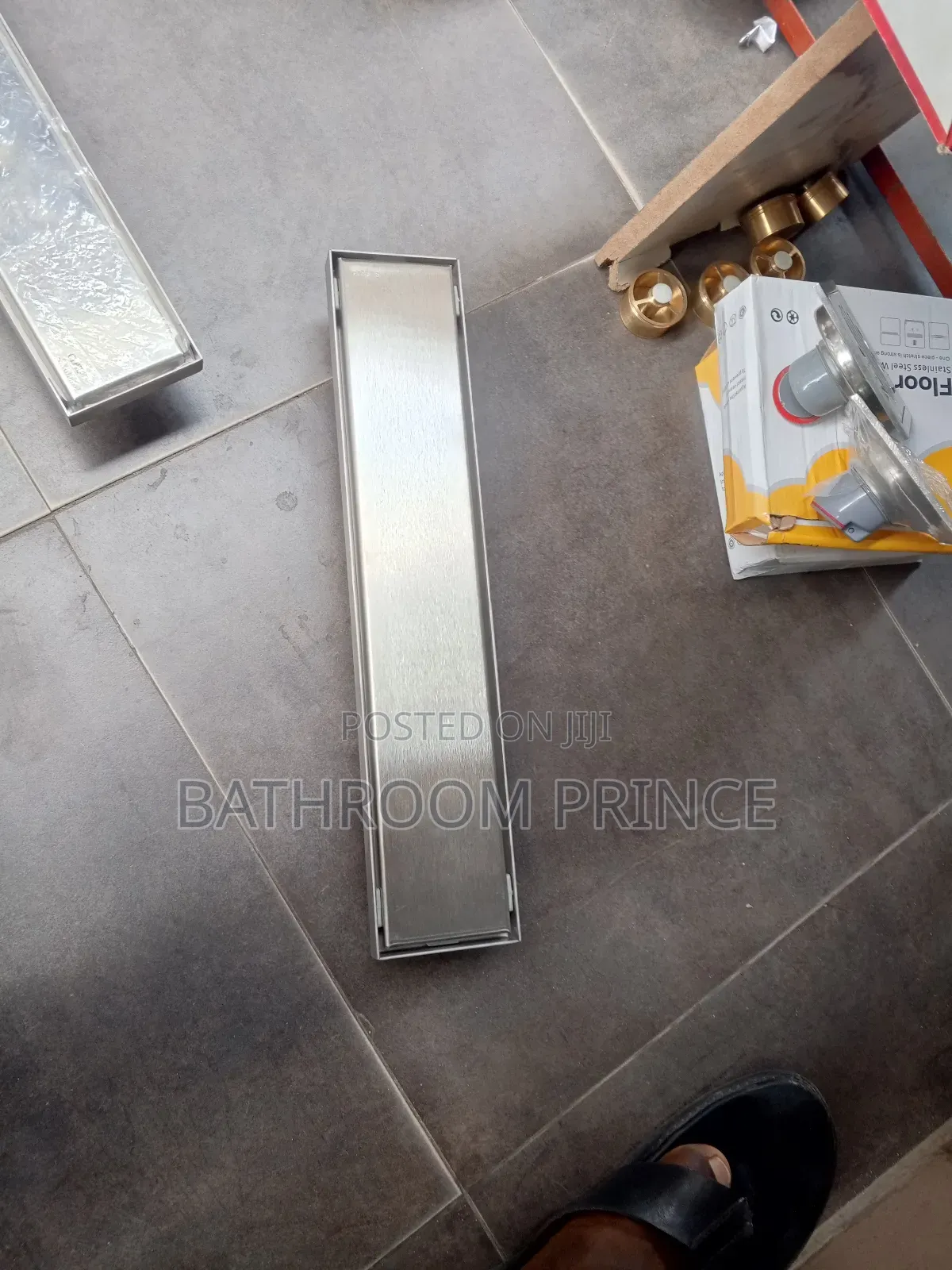 Tiles Cut Floor Drain