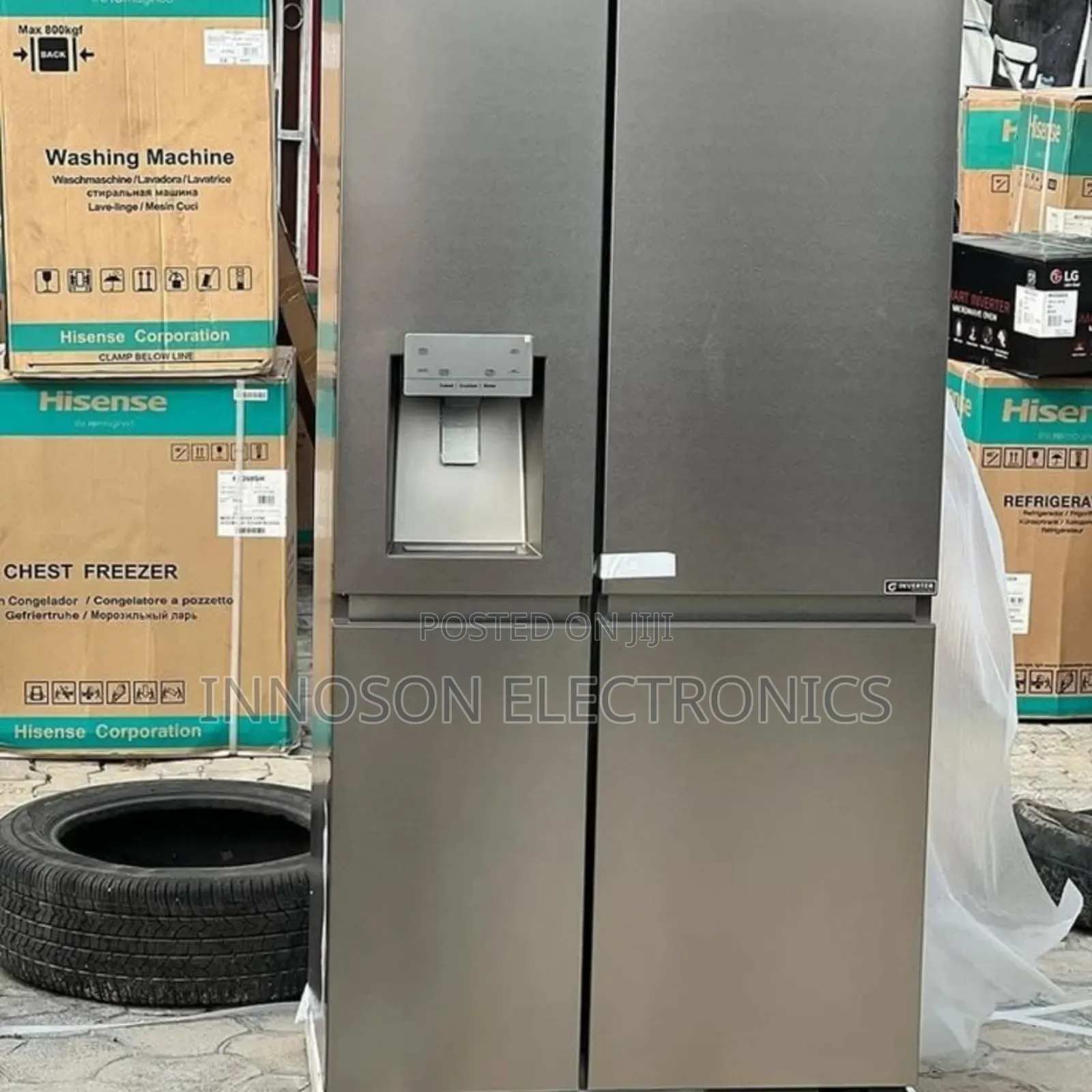 Hisense Side by Side Refrigerator 529liters