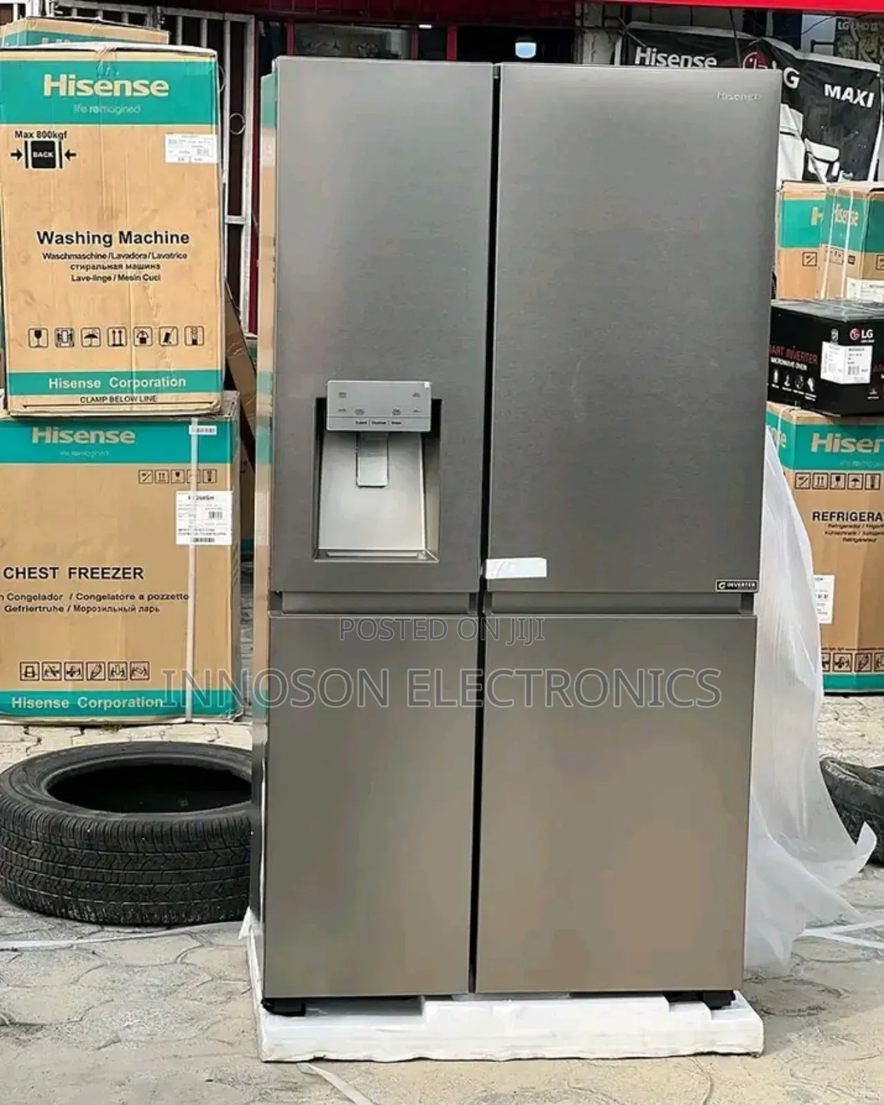 Hisense Side by Side Refrigerator 529liters