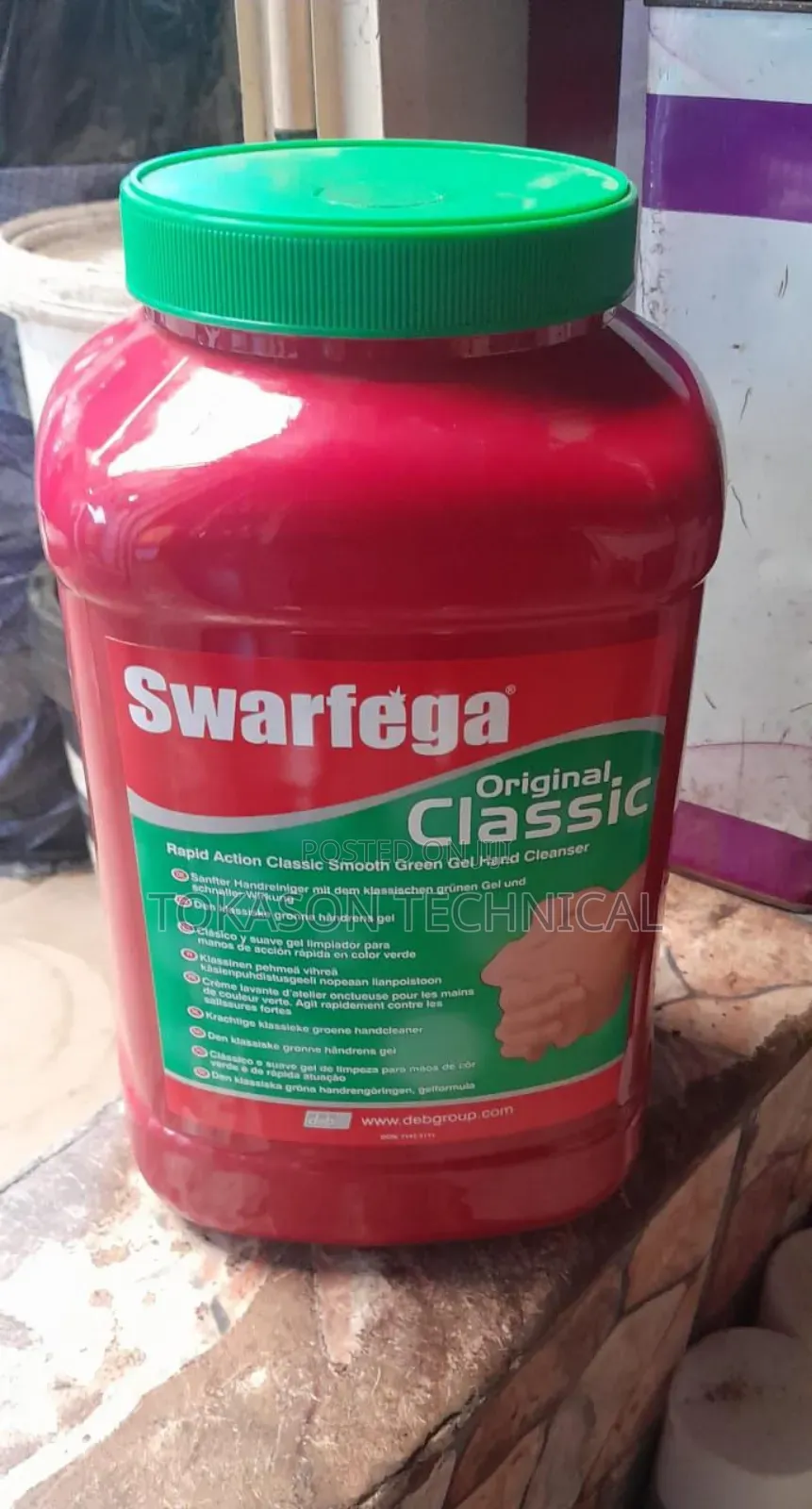 4.5l Tub of Swarfega Original Classic Hand Cleaner.