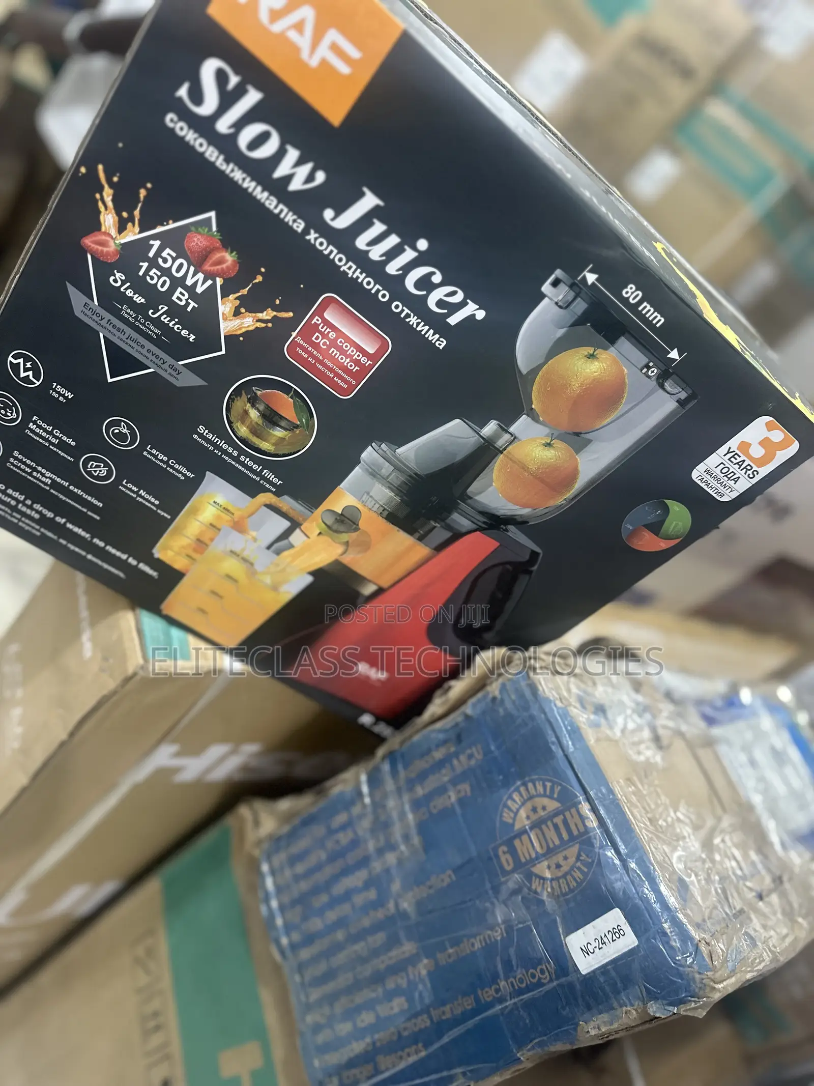 Raf 150w Slow Juicer _Smooth Pulp Free Juice