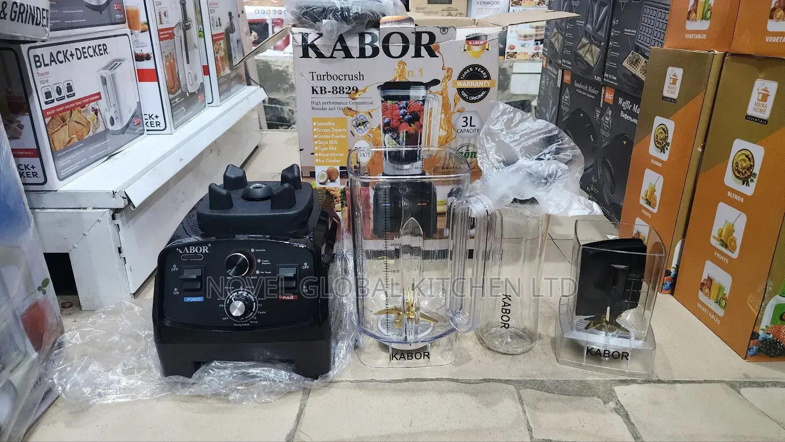 Kabor 3l Blender Turbocrush