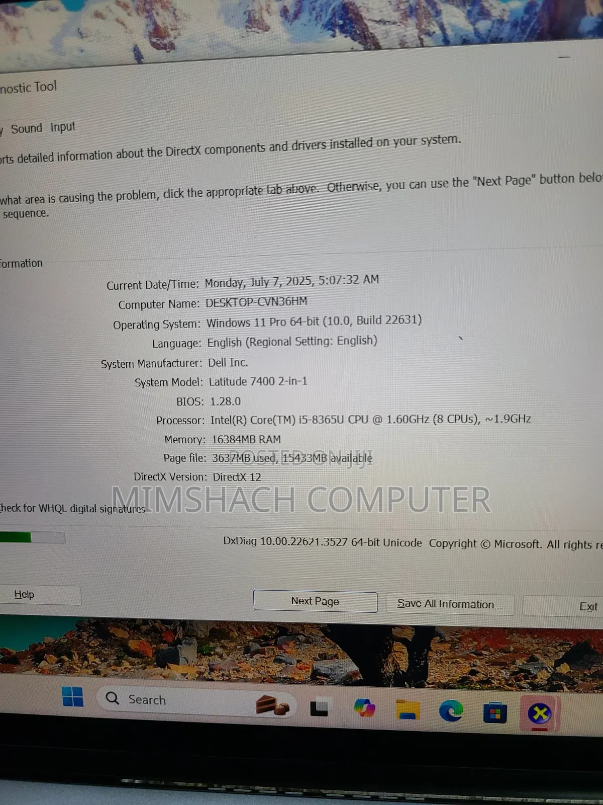 Laptop Dell Latitude 7400 16GB Intel Core I5 SSD 512GB