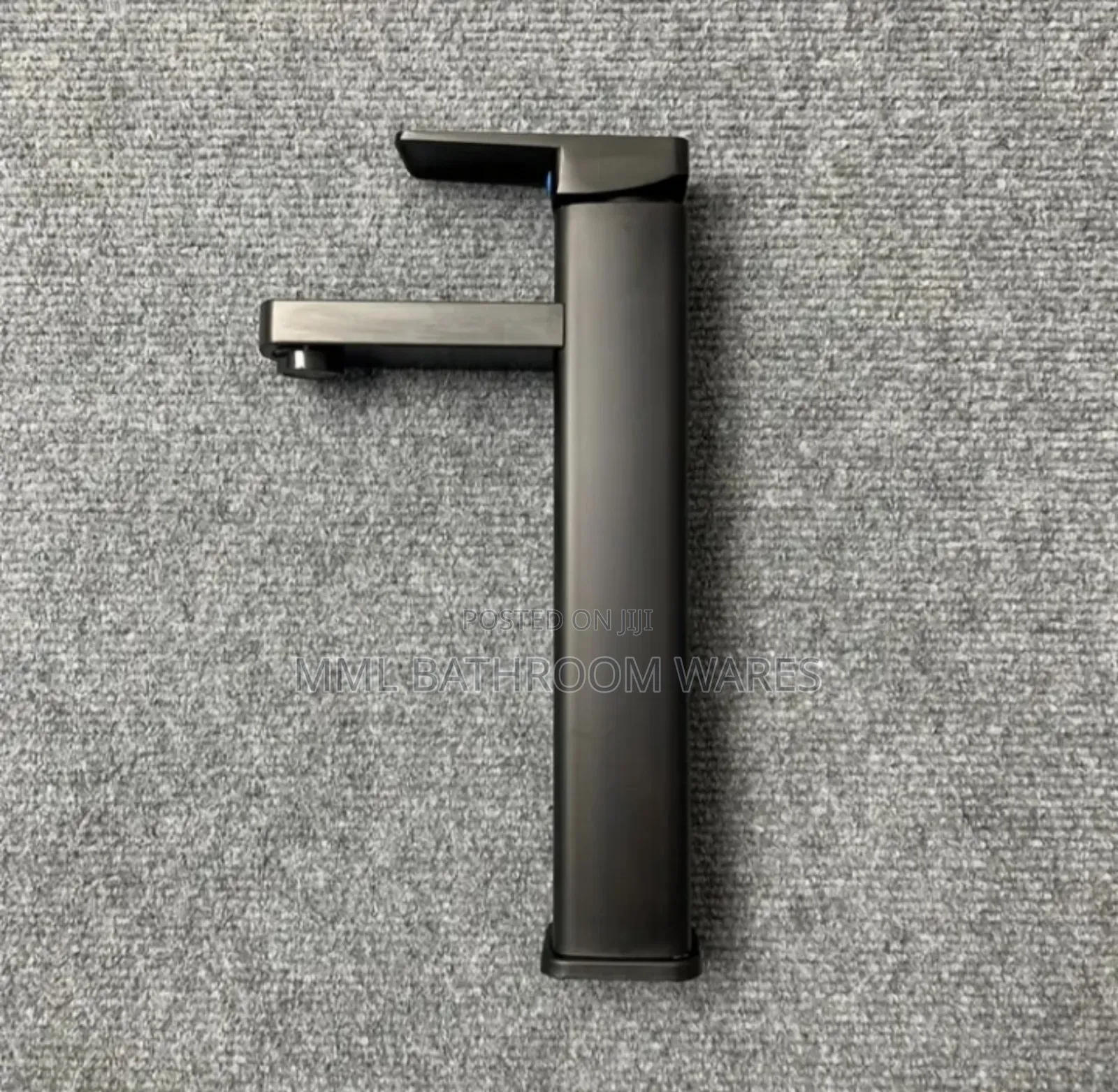 Long Black Basin Faucets ( Hot and Cold Mixer)