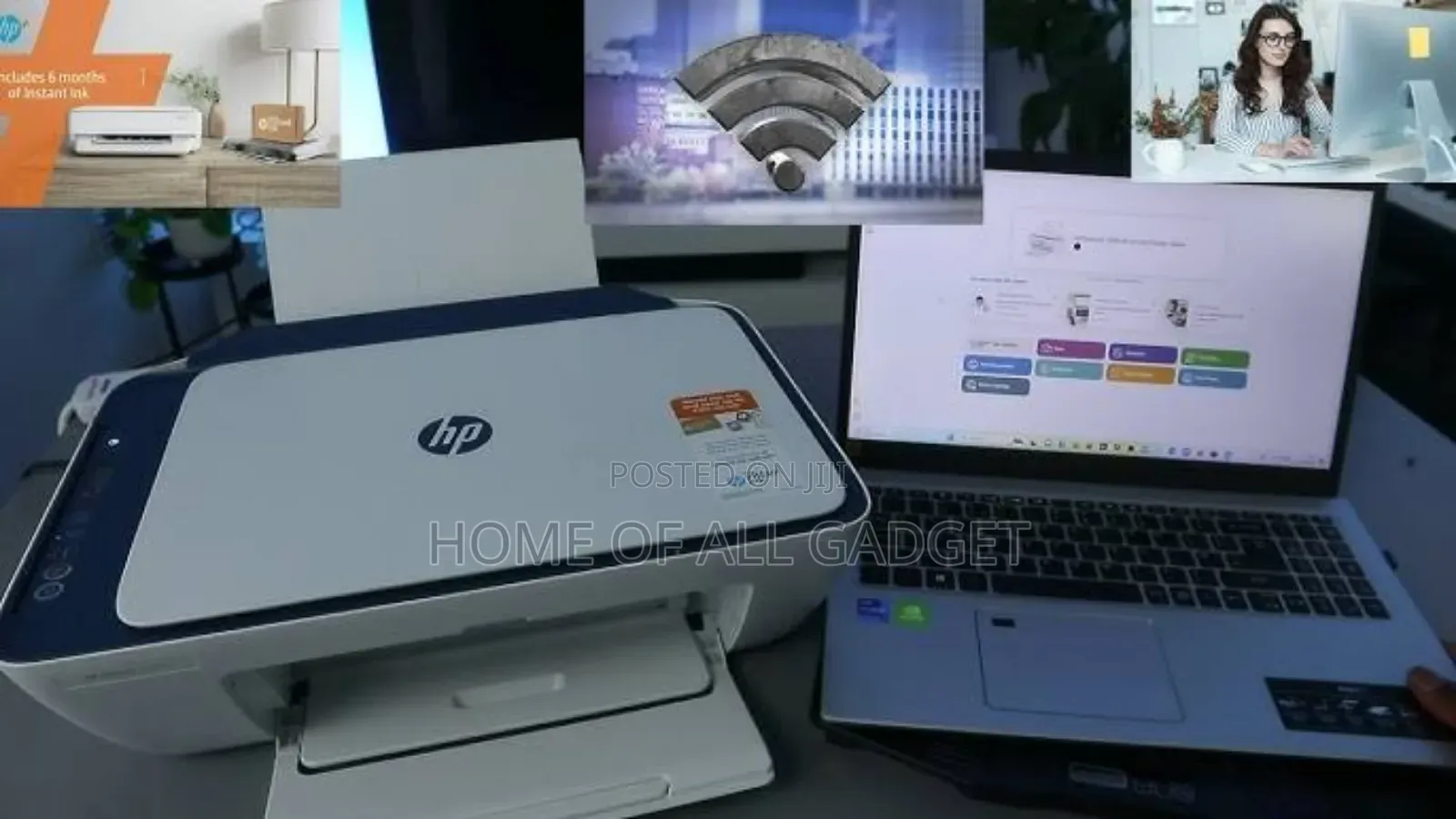 Hp Deskjet 2720 Copy Scan and Printing .Wireless Printer