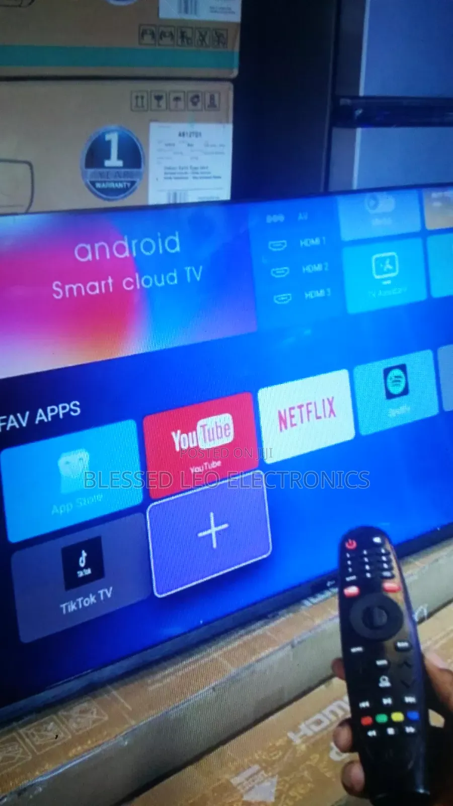 50 Inches With Unique and Sharp Building Showcase Tv
