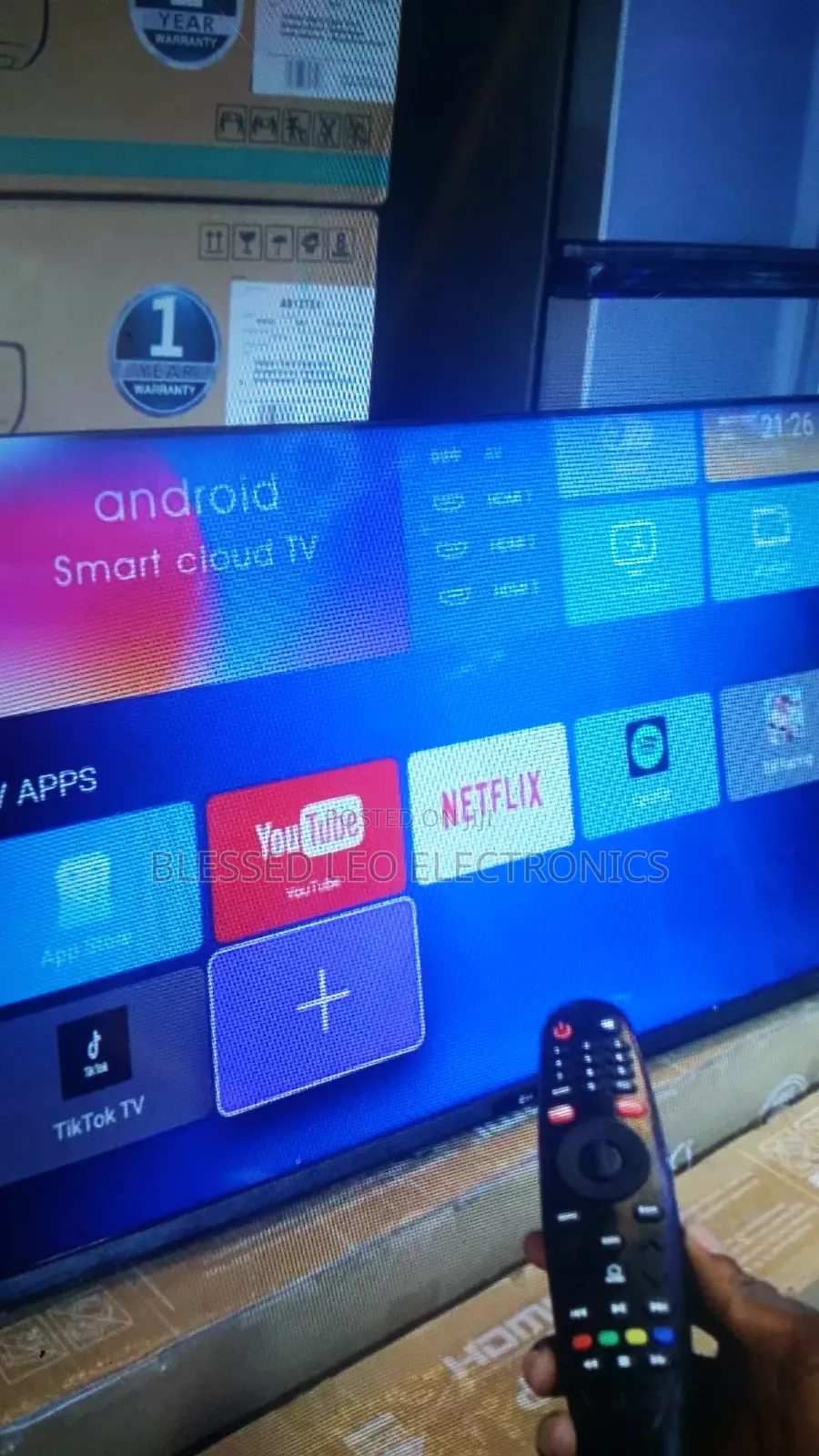 50 Inches With Unique and Sharp Building Showcase Tv