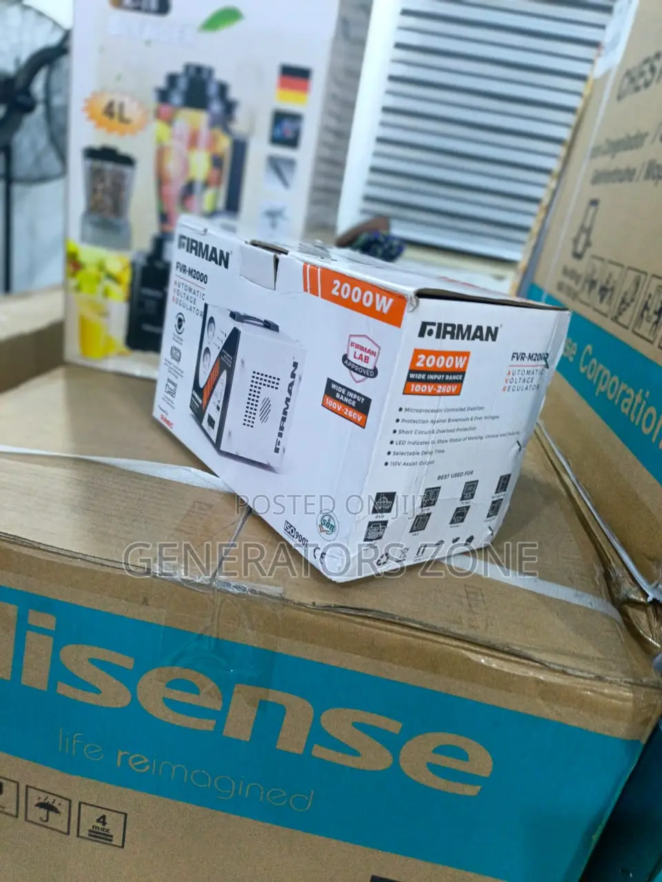"Peace of Mind With Every Volt – Firman FRV-M2000"-2kva