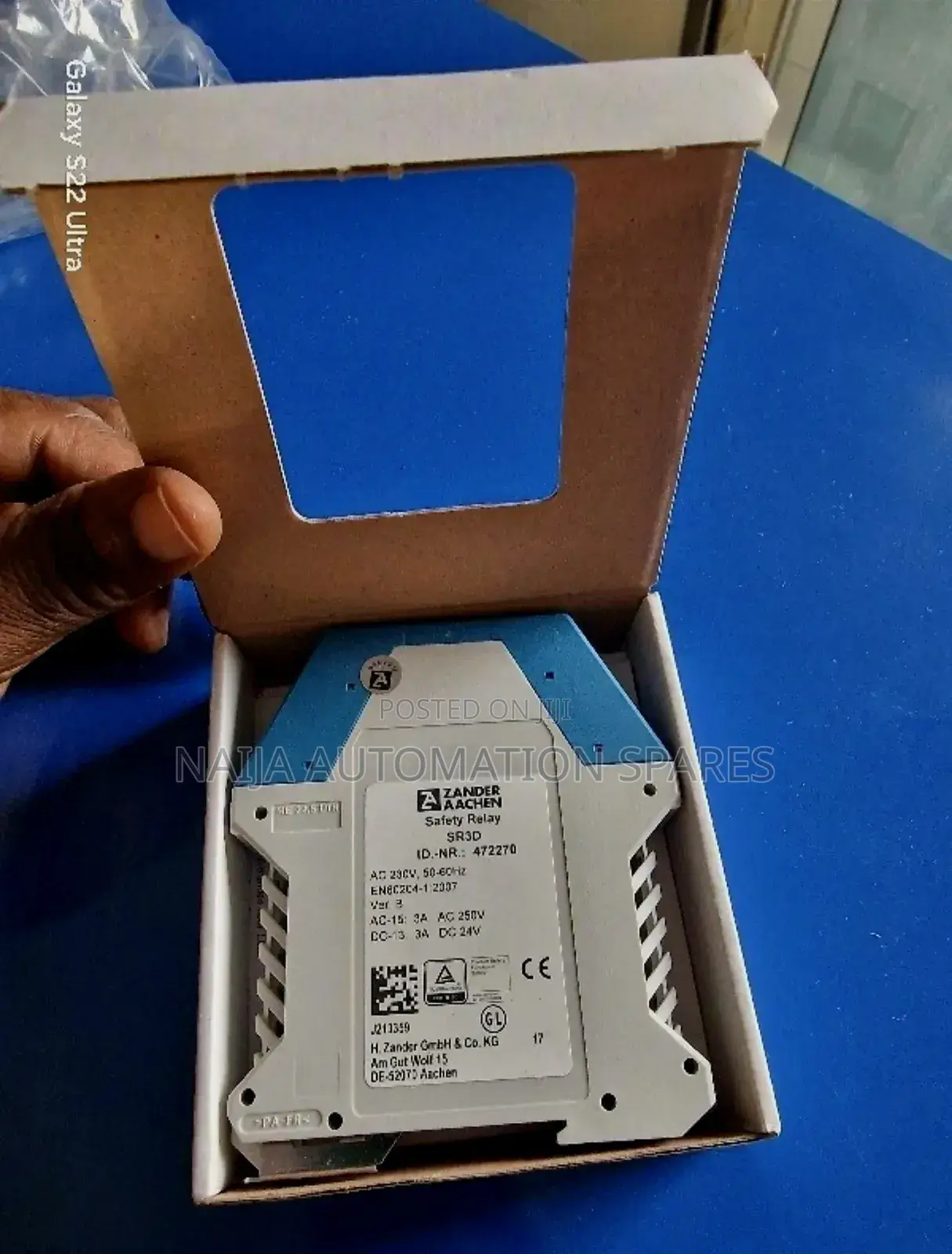 Zander Aachen | Sr3d Safety Relay | 472270