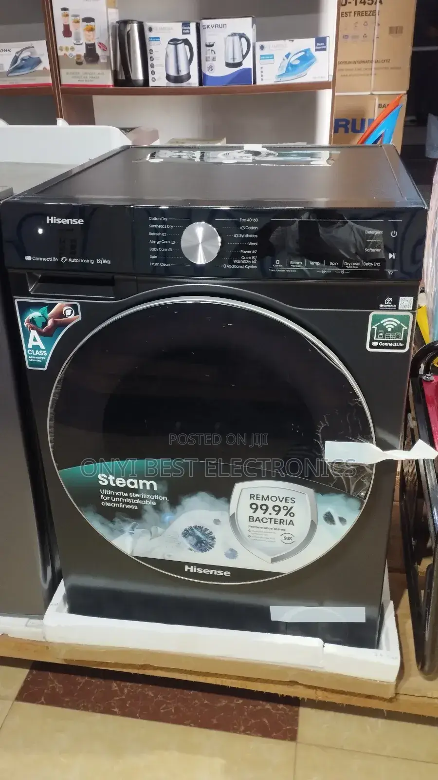 Hisense Inverter Front Load Wash Dry 12kg Washing Machine