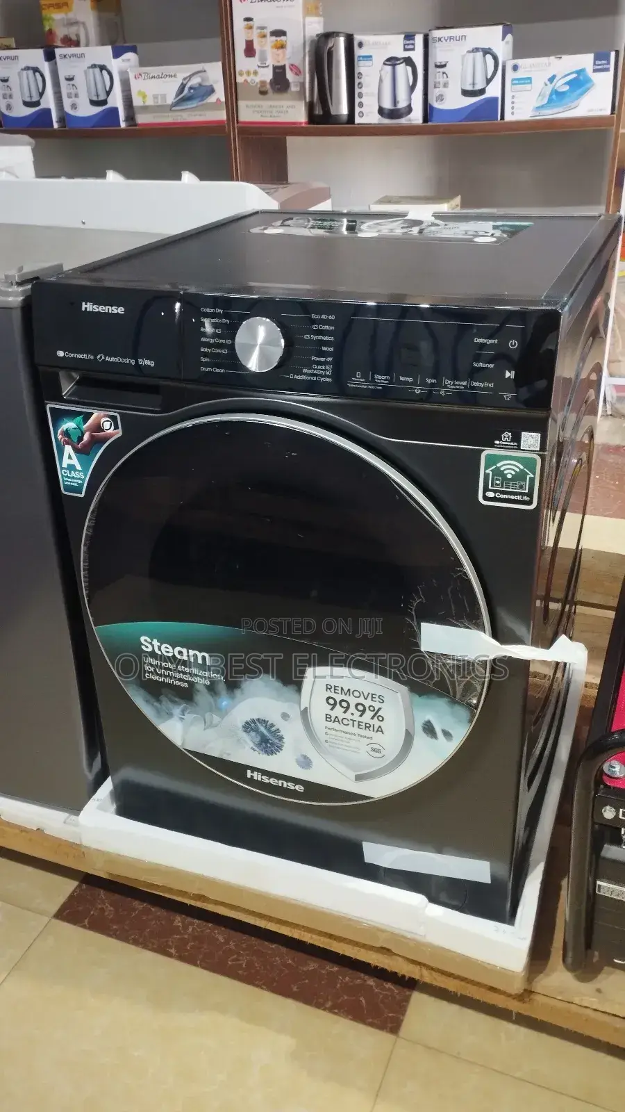 Hisense Inverter Front Load Wash Dry 12kg Washing Machine