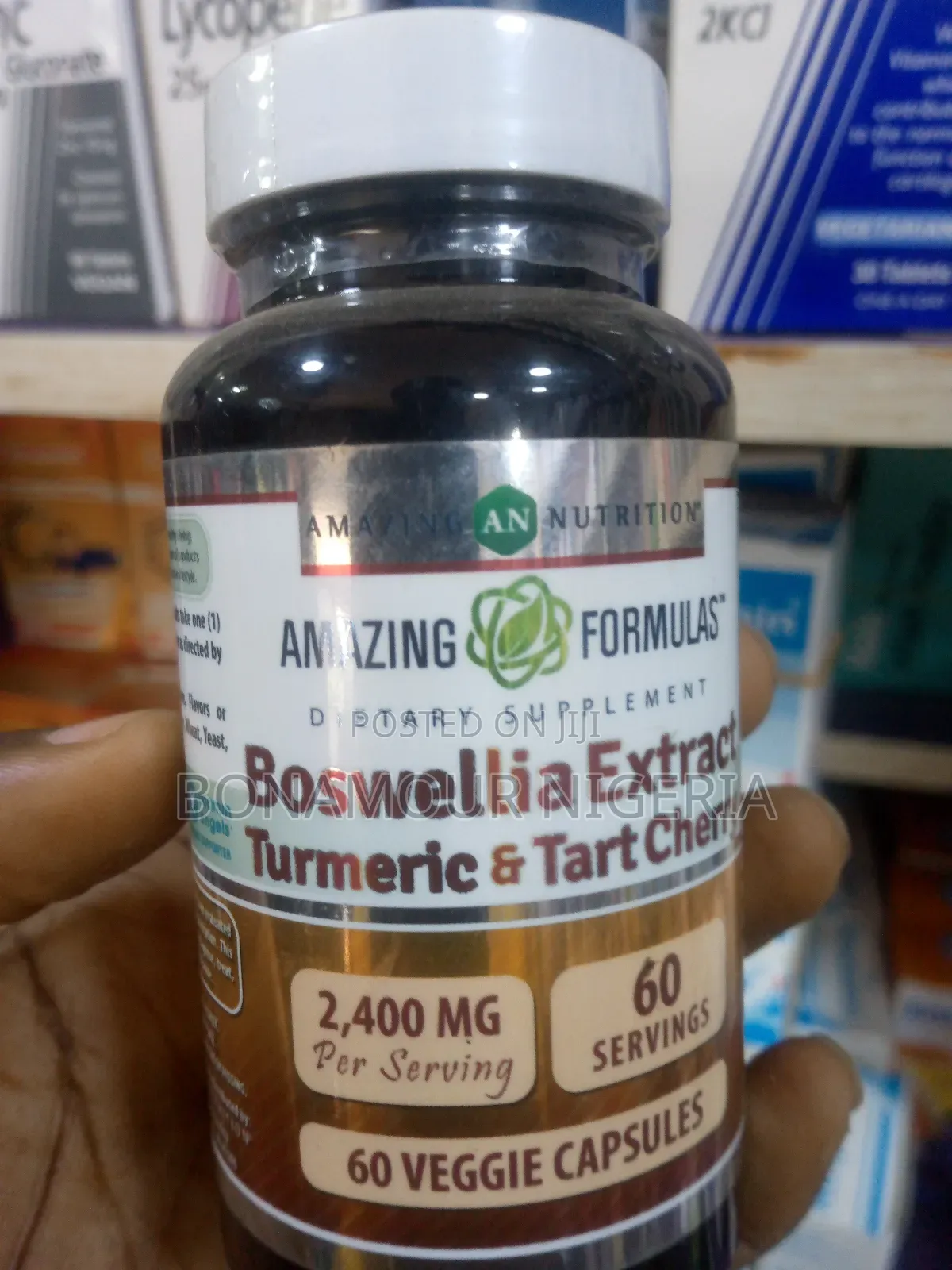 Amazing Formulas Boswellia Tumeric Tart Cherry X60 Caps
