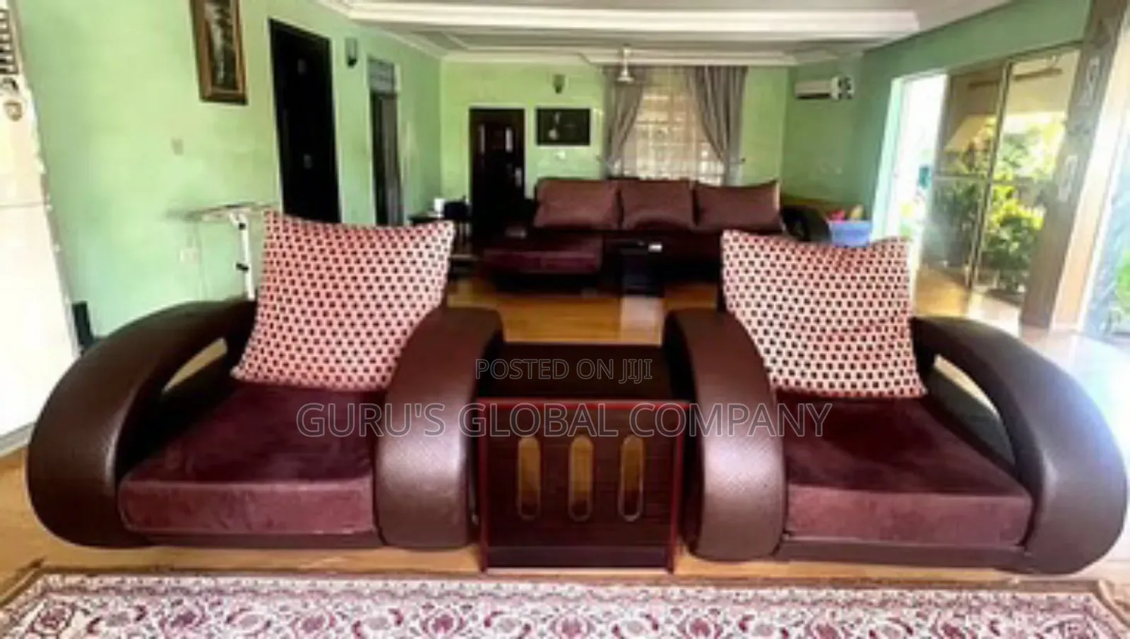 7 Seaters Foreign Turkish Lshape Leather Chairset