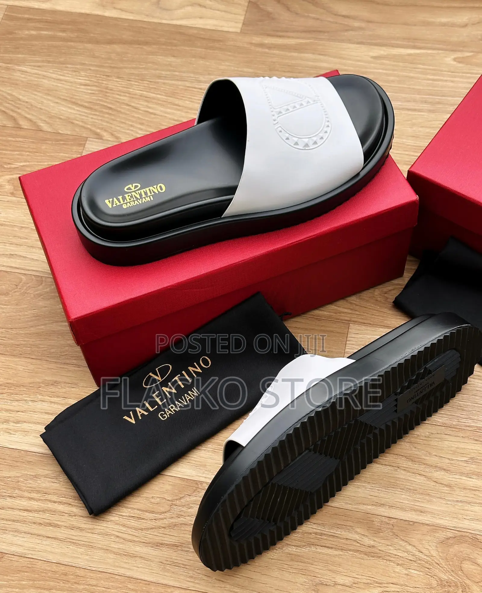 Original Valentino Garavani Leather Slip Ons