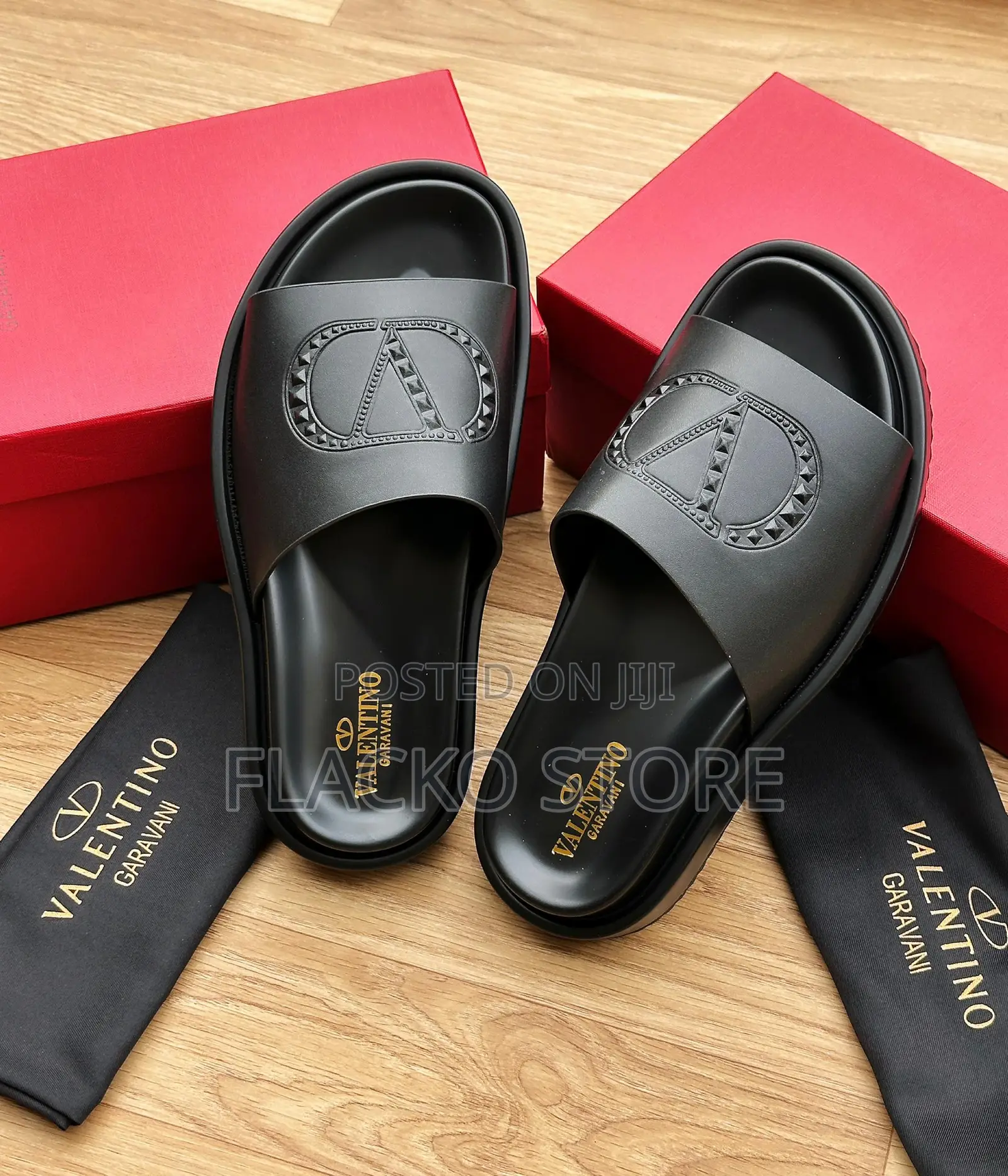 Original Valentino Garavani Leather Slip Ons