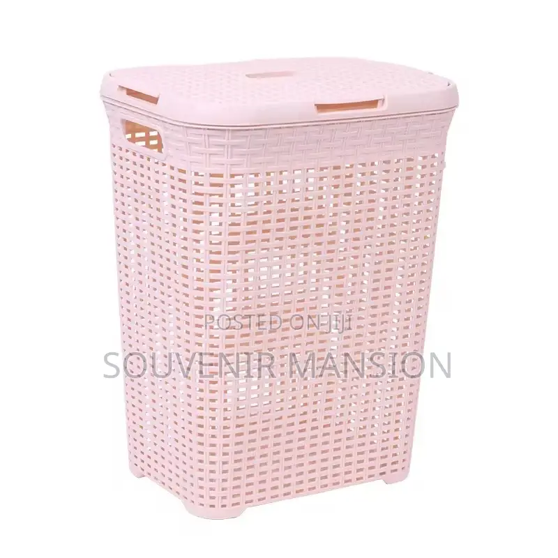 Portable Household Storage Basket With Cover