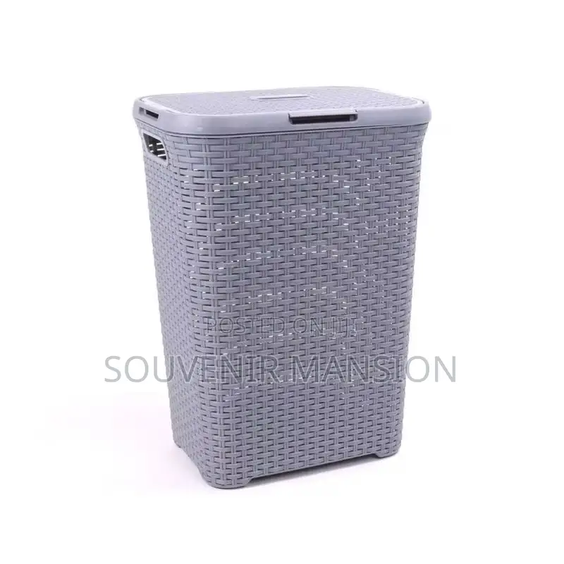 Portable Household Storage Basket With Cover