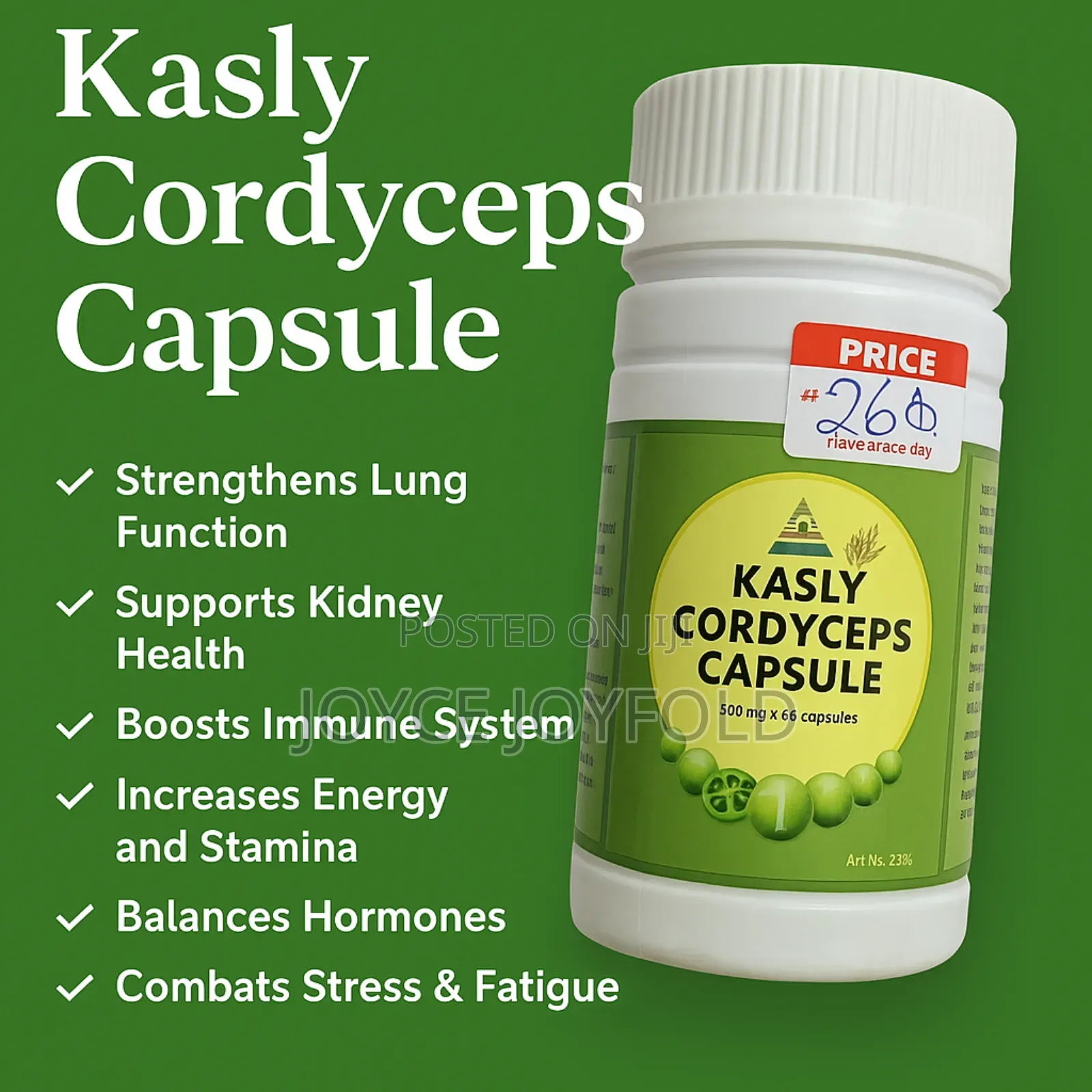 Tasly Cordyceps - Immunity, Hepatitis, Fatigue ,