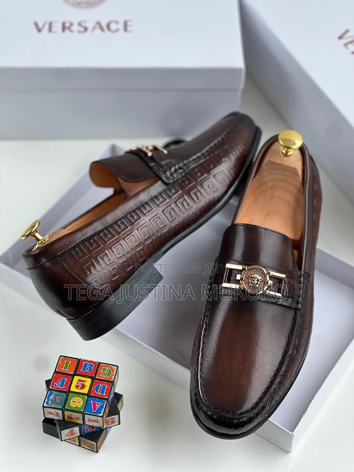 Latest Design Luxury Versace Men's Flat Shoes