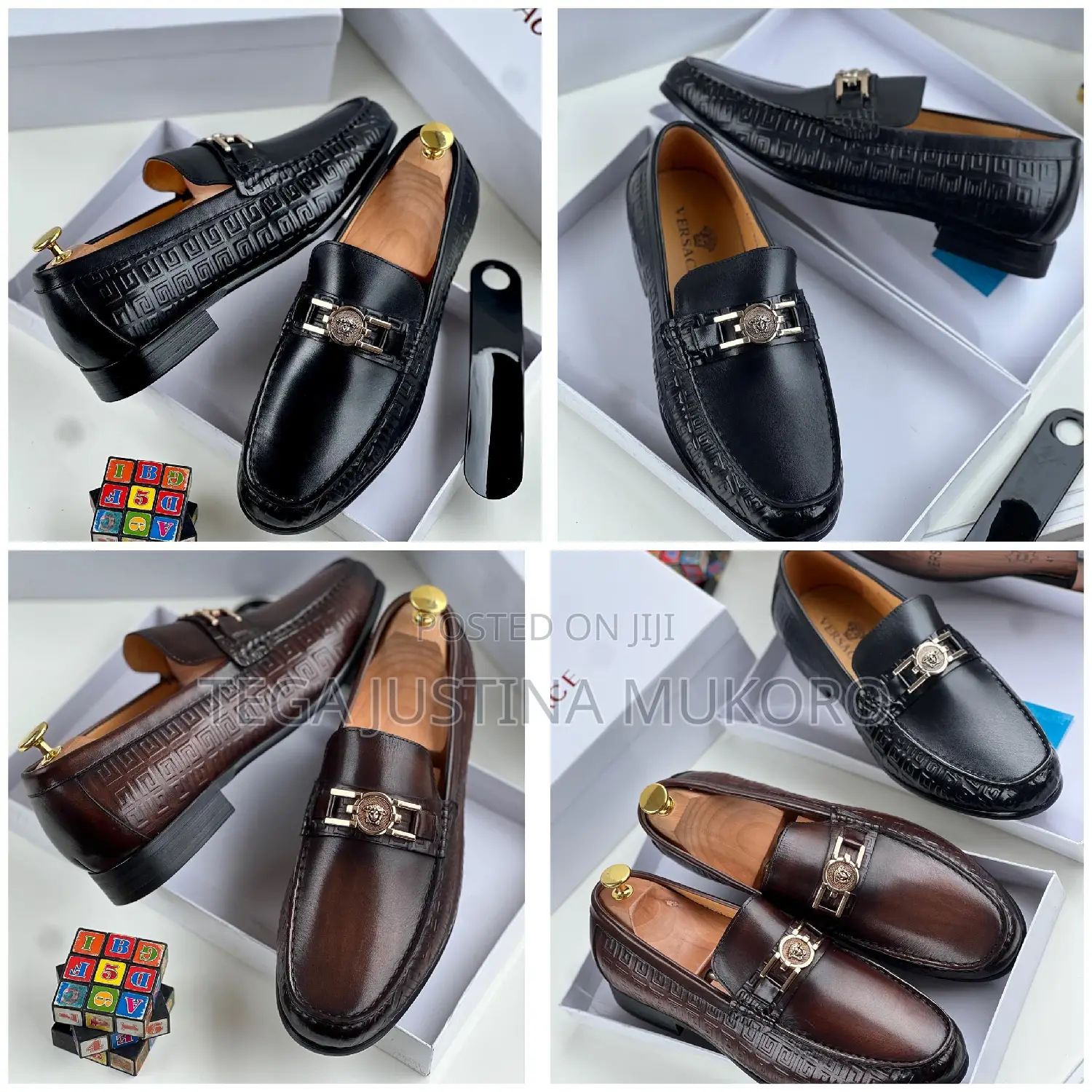 Latest Design Luxury Versace Men's Flat Shoes