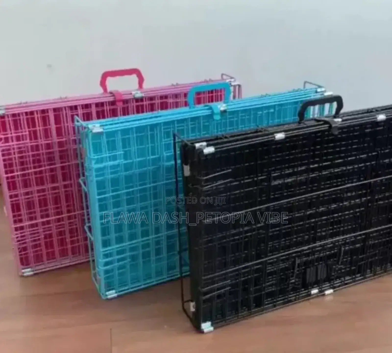 Size 3 Collapsible Pet Cage for Dog Cat Puppy Kitten Rabbit