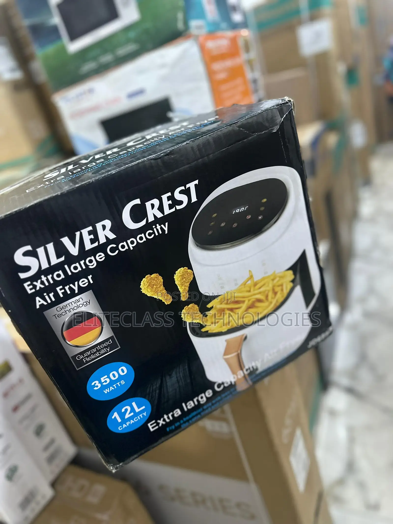 Extreme Heat 12l Airchef Silver Crest Air Fryer