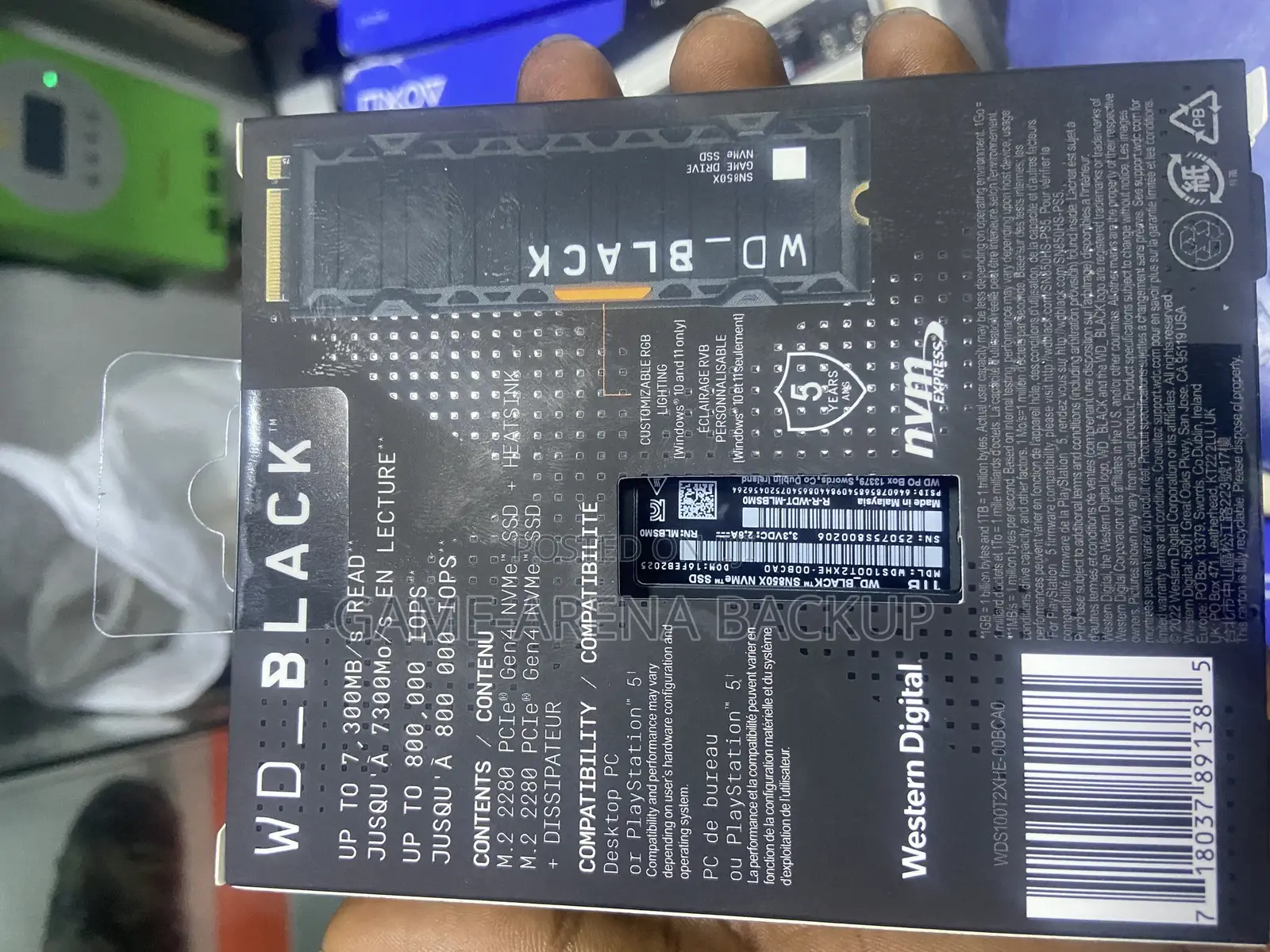 Wd-Black Playstation 5 Game Drive