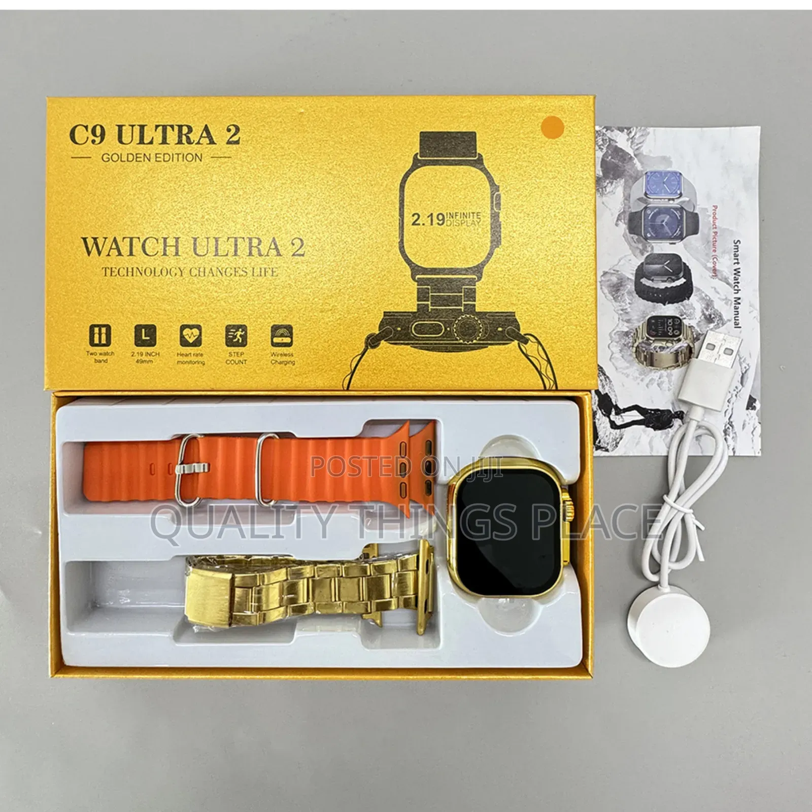 Ultra 2 Smart Watch Gold