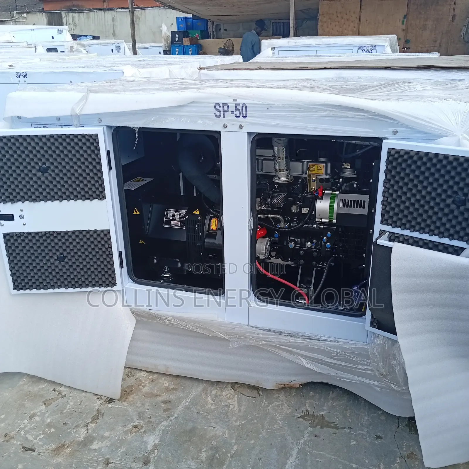 50kva Uk Perkins Soundproof Copper Coil Generator