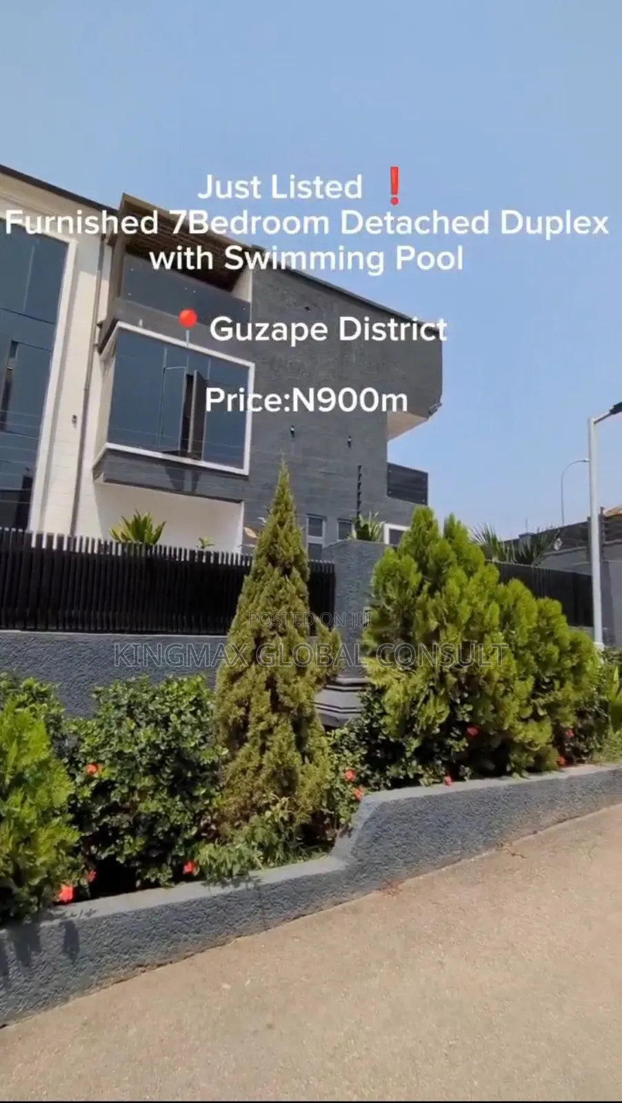 7bdrm Duplex in Guzape District for sale