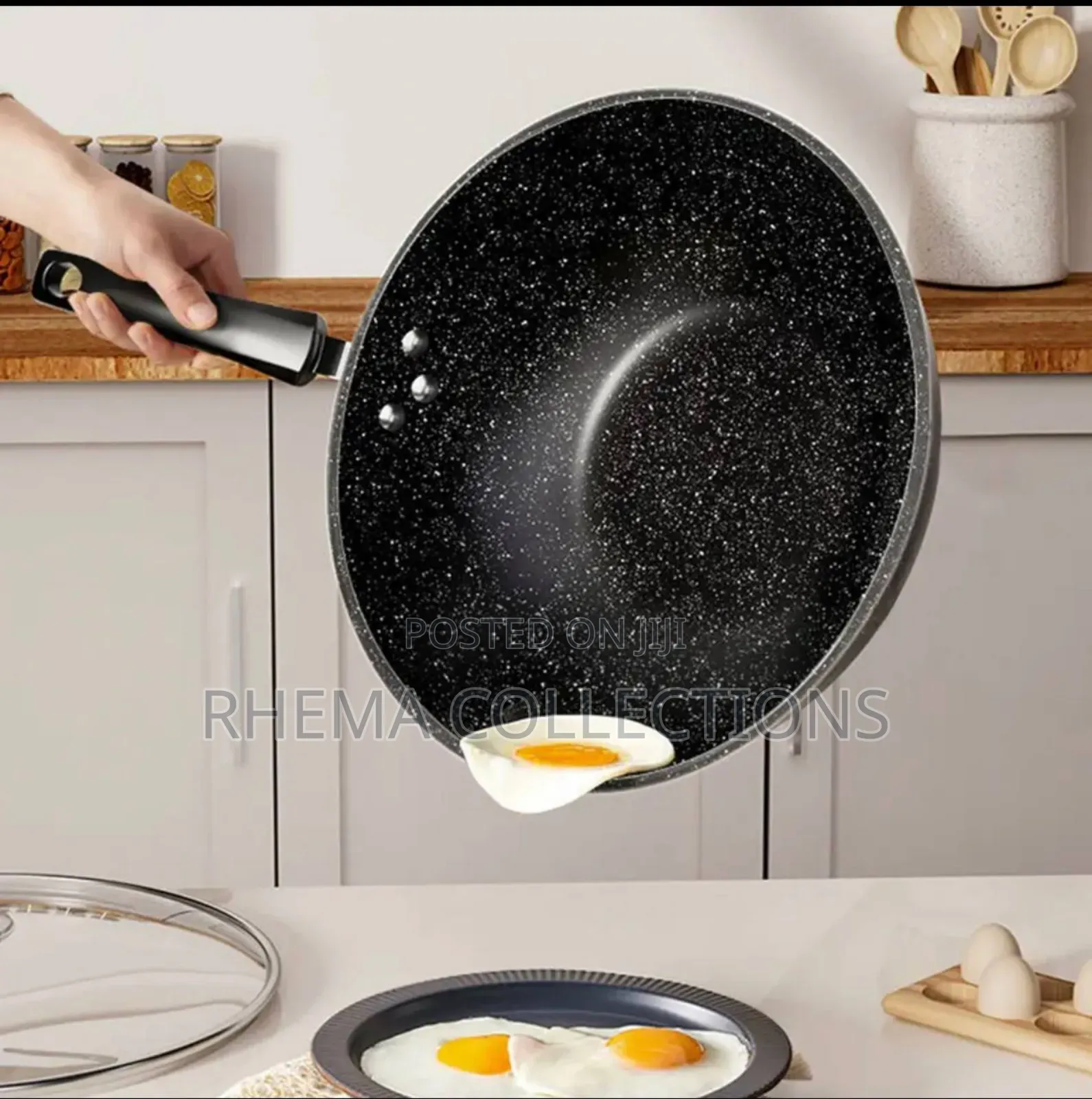 28cm Exclusive Ceramic Titanium Non-Stick Wok Fry Pan